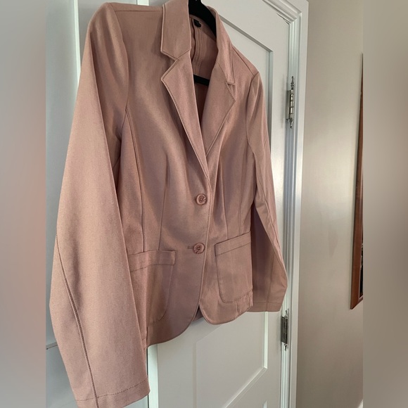 Jacob dusty pink tailored blazer - Picture 3 of 7